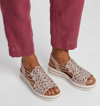 Rieker Sandalen Roze