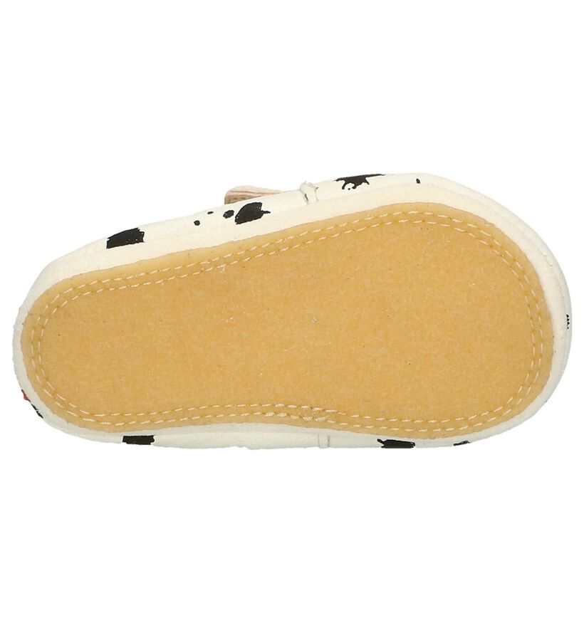 Easy Peasy Chaussons bébé en Beige clair en cuir (251350)