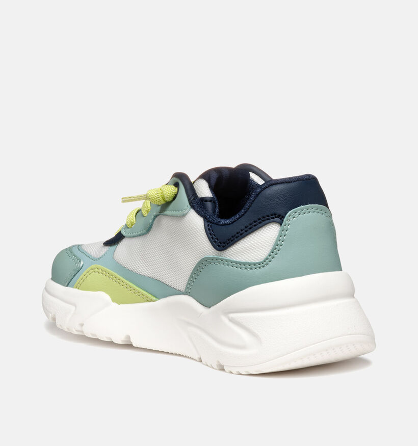 Geox Loftus Groene Sneakers voor jongens (356392) - geschikt voor steunzolen
