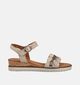 Gabor Beige Sandalen met sleehak voor dames (373309)