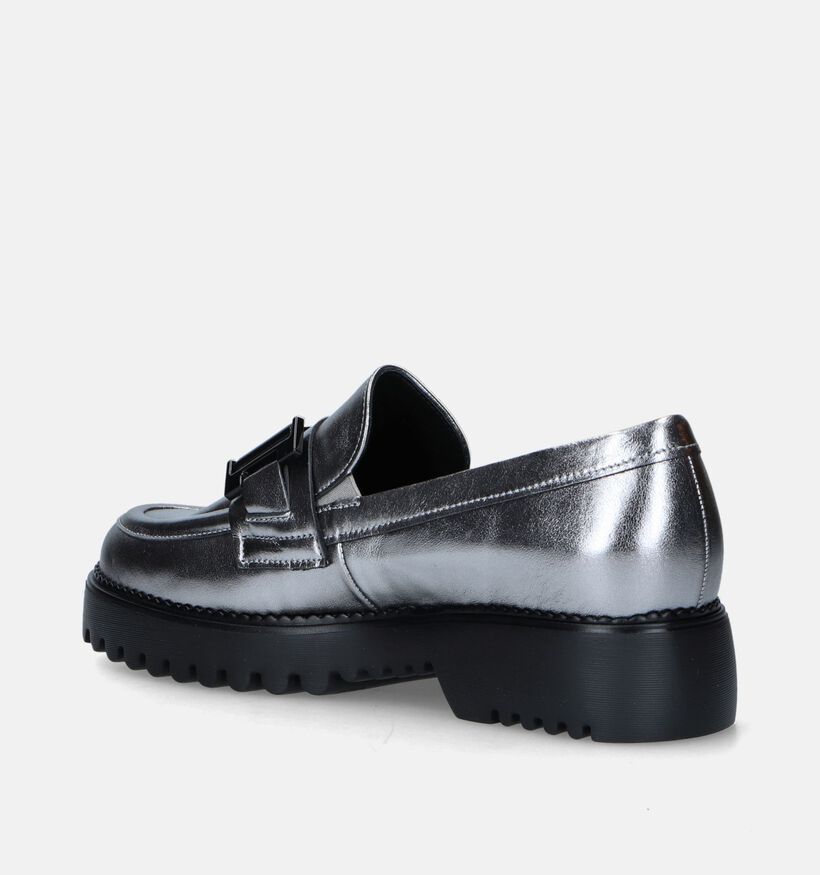 Gabor OptiFit Mocassins en Argent pour femmes (347060) - pour semelles orthopédiques