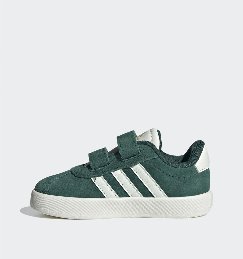 adidas VL Court 3.0 CF Baskets pour bébé en Vert pour filles, garçons (343226)