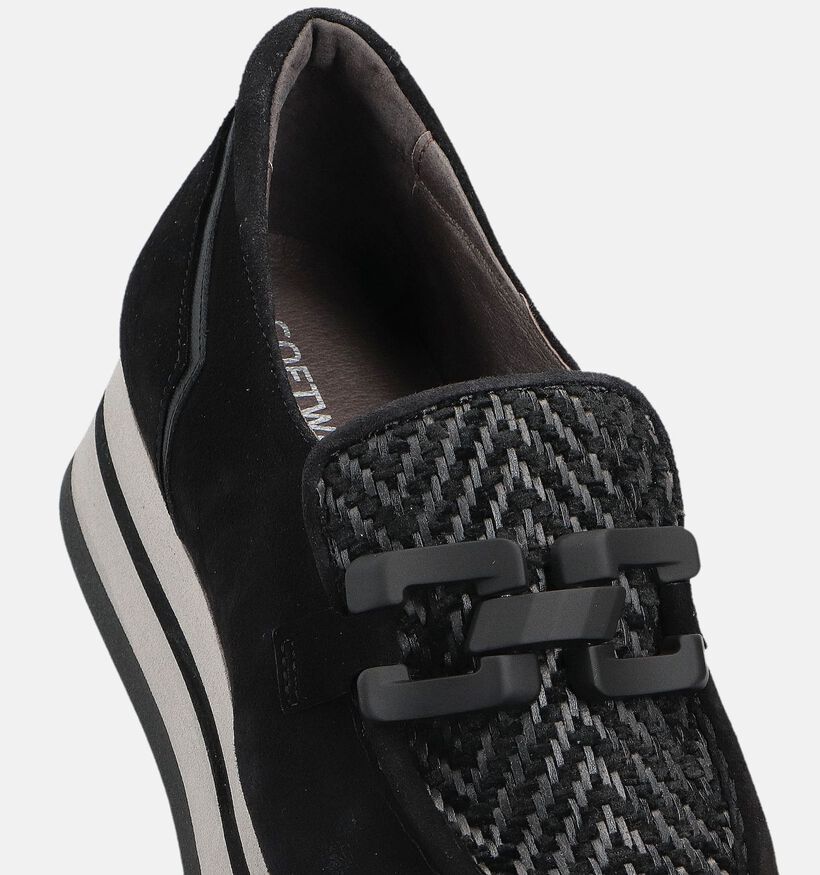 Softwaves Chaussures à enfiler en Noir pour femmes (364906) - pour semelles orthopédiques