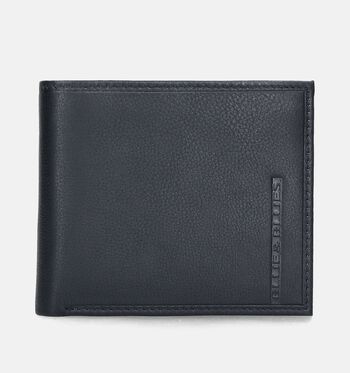 Euro-Leather Portemonnees Zwart