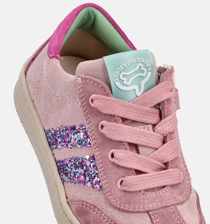 STONES and BONES Lemmi Roze Sneakers voor meisjes (373758) - geschikt voor steunzolen