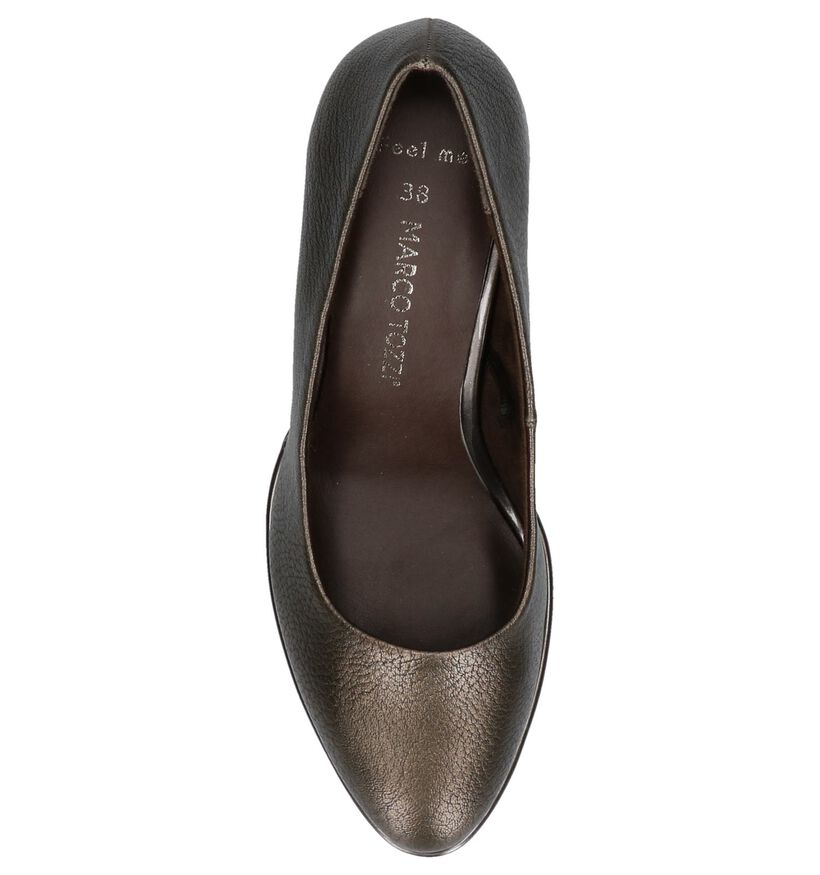 Bronzen Marco Tozzi Pumps in kunstleer (226428)