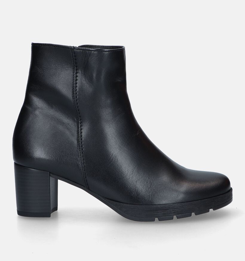 Gabor Bottines avec talon en Noir pour femmes (331189) - pour semelles orthopédiques