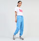 Pieces Chilli Pantalon de jogging en Bleu pour femmes (351130)