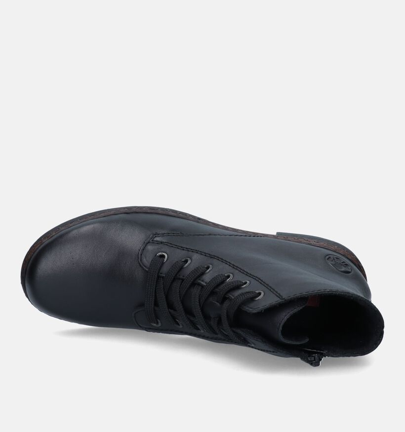 Rieker Bottines à lacets en Noir pour femmes (331644)