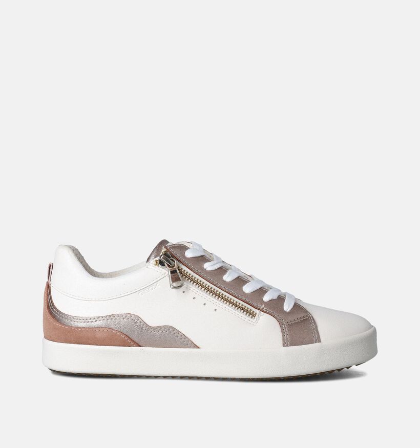 Geox Blomiee Ecru Sneakers voor dames (353787) - geschikt voor steunzolen