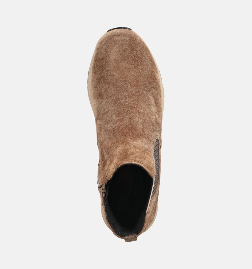 Gabor Comfort Boots en Cognac pour femmes (376955) - pour semelles orthop&eacute;diques