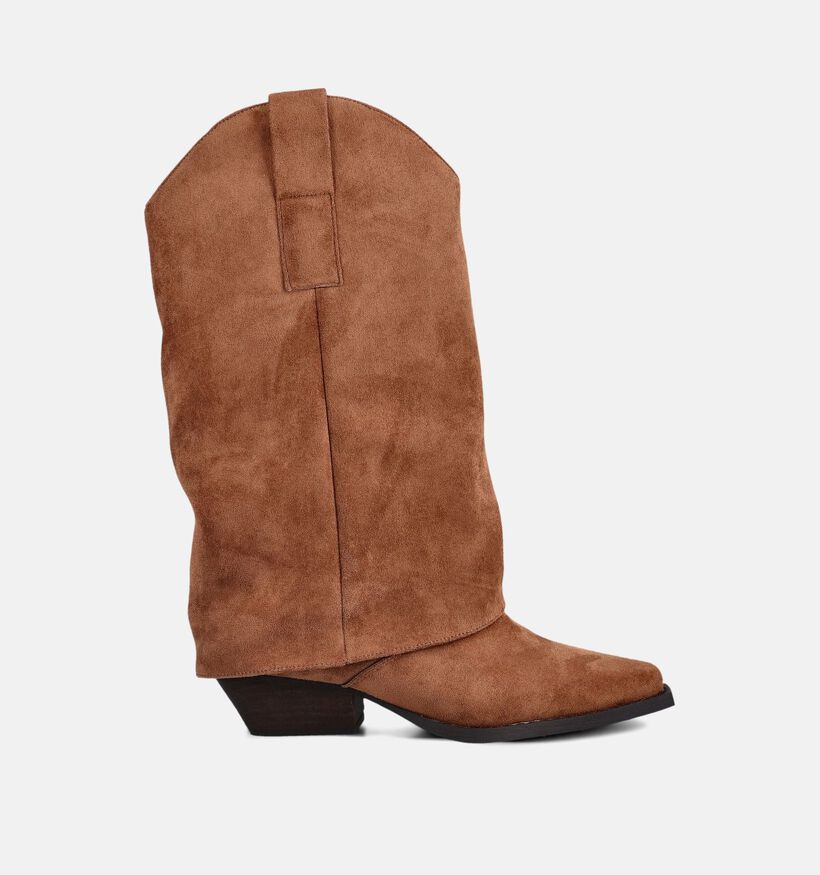 Posh by Poelman Bottes en Camel pour femmes (372352)