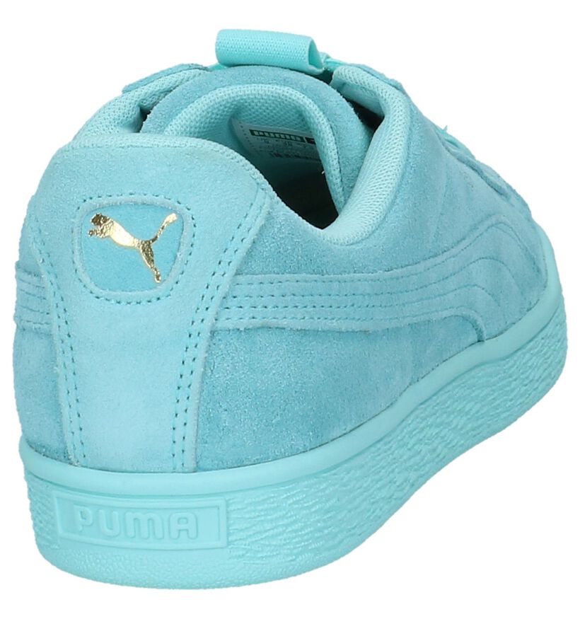 Puma Suede Maze Turquoise Sneakers in daim (209951)