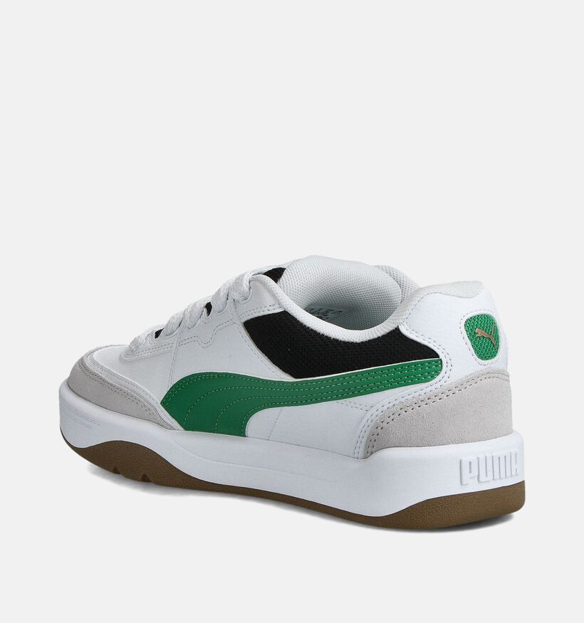Puma Park Lifestyle SK8 Witte Skatesneakers voor meisjes, jongens (359288) - geschikt voor steunzolen