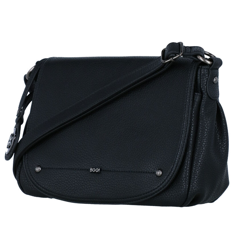 BOO! Salto Zwarte Crossbody Tas in kunstleer (282550)