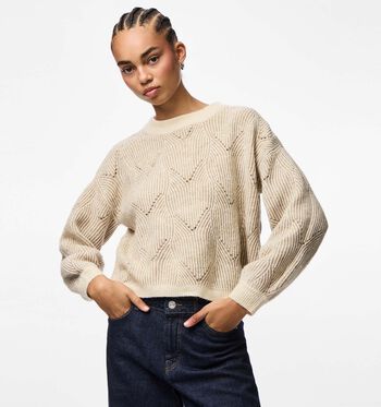 Pieces Pulls Beige
