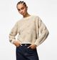 Pieces Jenna O-Neck Pull en Beige pour femmes (378351)