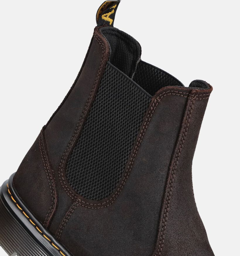 Dr. Martens Aprile Donkerbruine Chelsea Boots voor heren (378035) - geschikt voor steunzolen