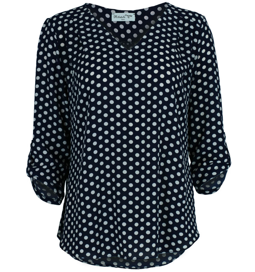 Revd'elle Ombrette Blauwe Blouse (280107)