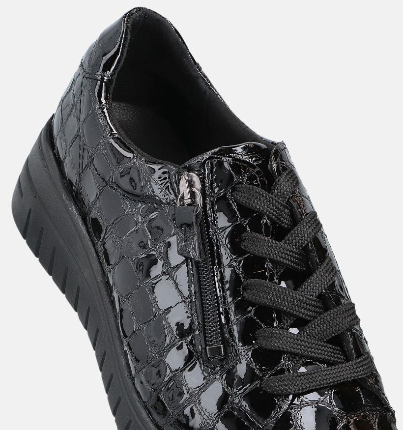 Solemade Kisla Zwarte Lakschoenen voor dames (364131) - geschikt voor steunzolen