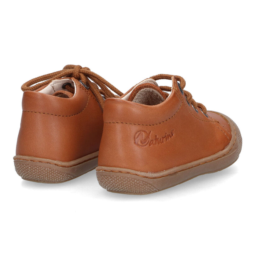 Naturino Cocoon Bottines en Cognac pour filles, garçons (324034) - pour semelles orthopédiques