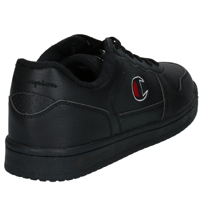 Champion Chicago Low Baskets en Noir en simili cuir (294588)