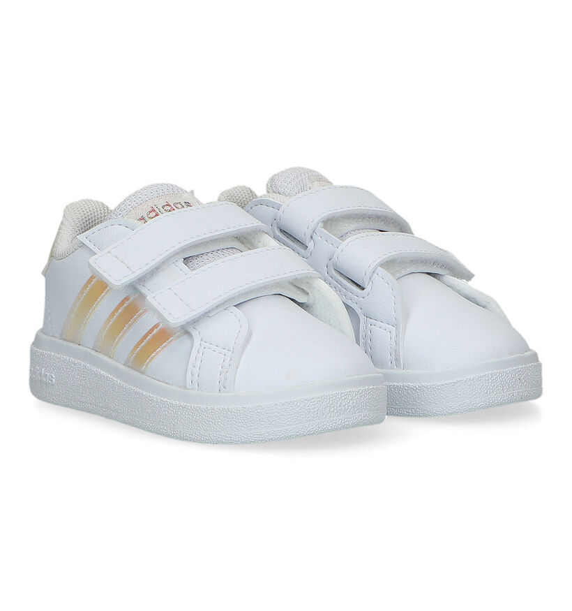 adidas Grand Court 2.0 CF Witte Sneakers voor meisjes (324670)