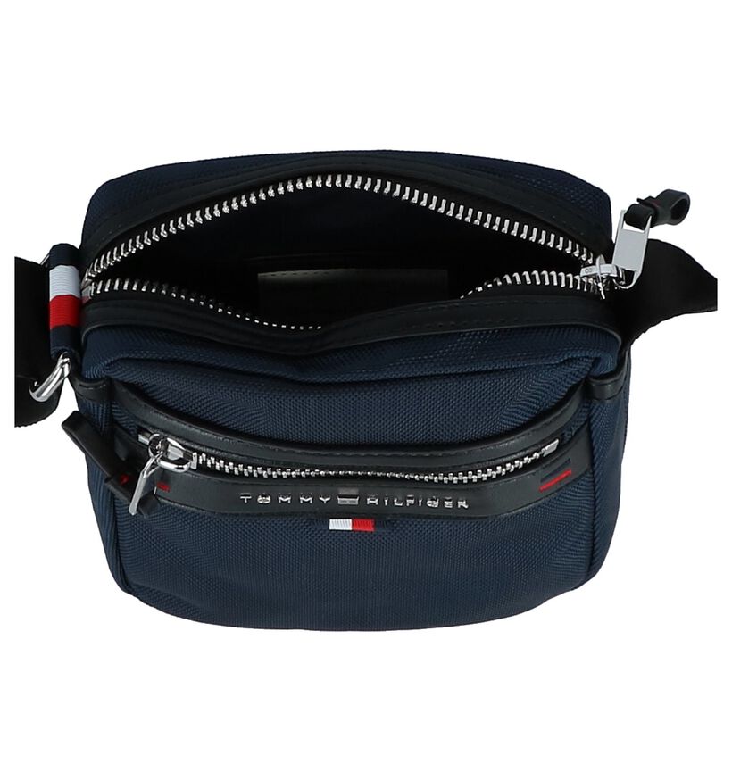 Donkerblauwe Crossbody Tas Tommy Hilfiger in stof (241886)