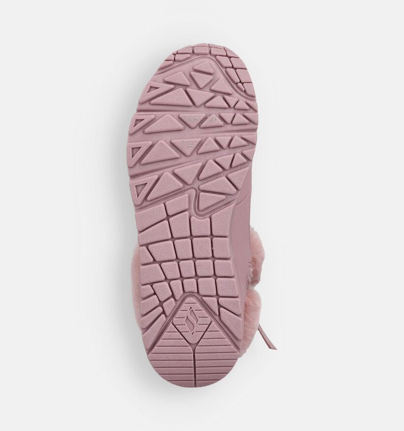 Skechers Uno Gen1 Baskets montantes en Rose pour filles (361095)