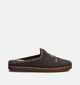 Hush Puppies Deux Pantoufles ouvertes en Brun fonc&eacute; pour hommes (377910)