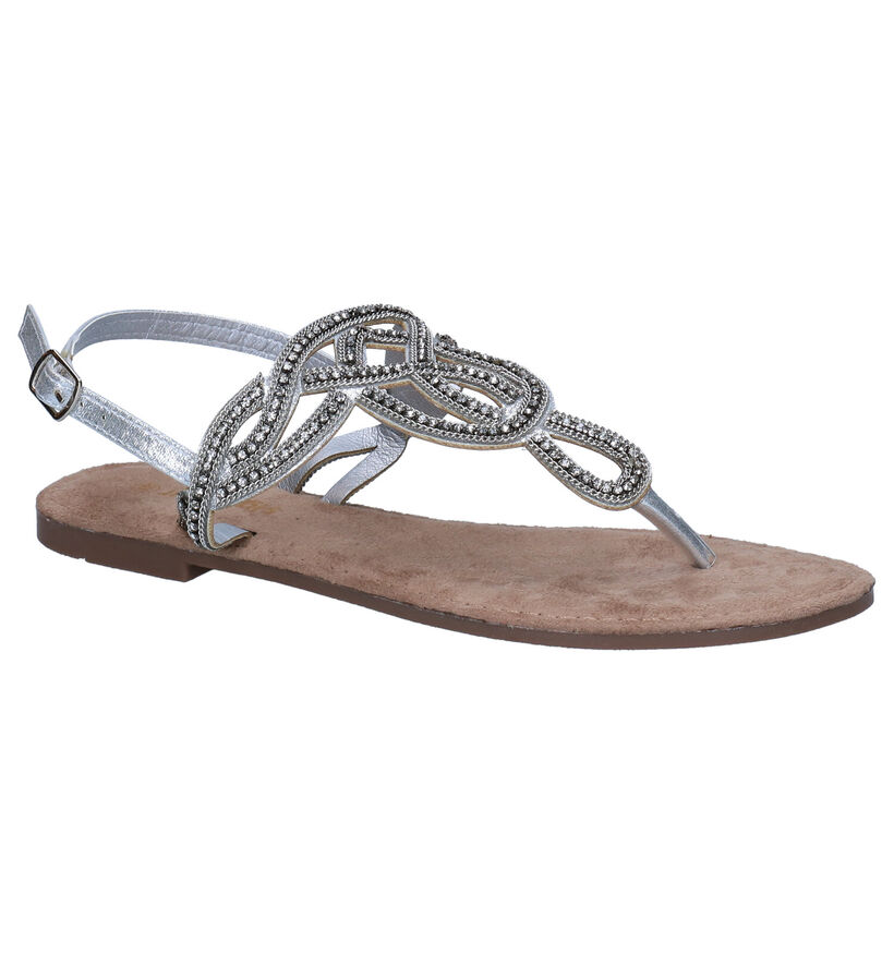 Signatur Zilveren Sandalen voor dames (288661)