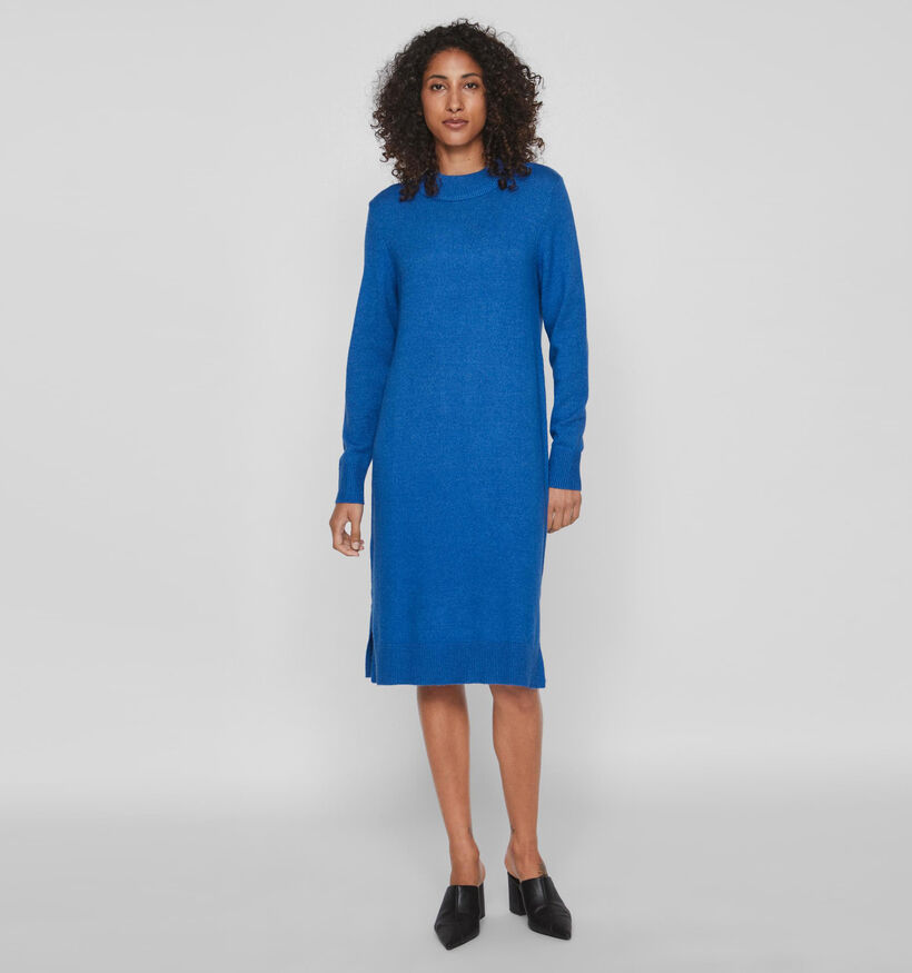 Vila Ril Blauwe Trui jurk voor dames (328875)