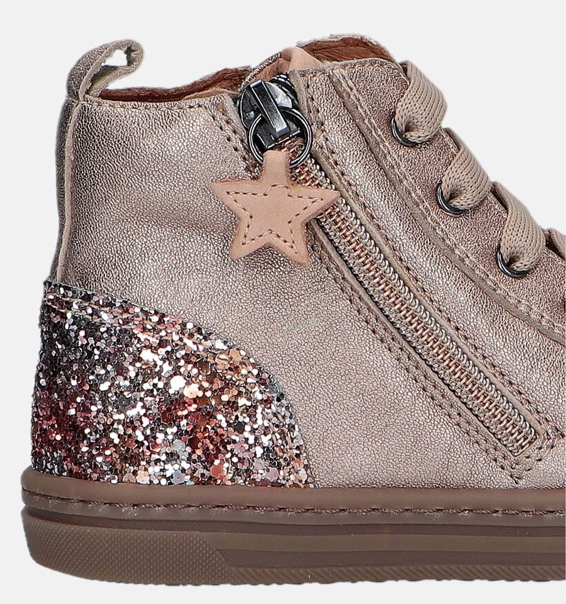 FR by Romagnoli Rose gold Hoge schoenen voor meisjes (330301) - geschikt voor steunzolen