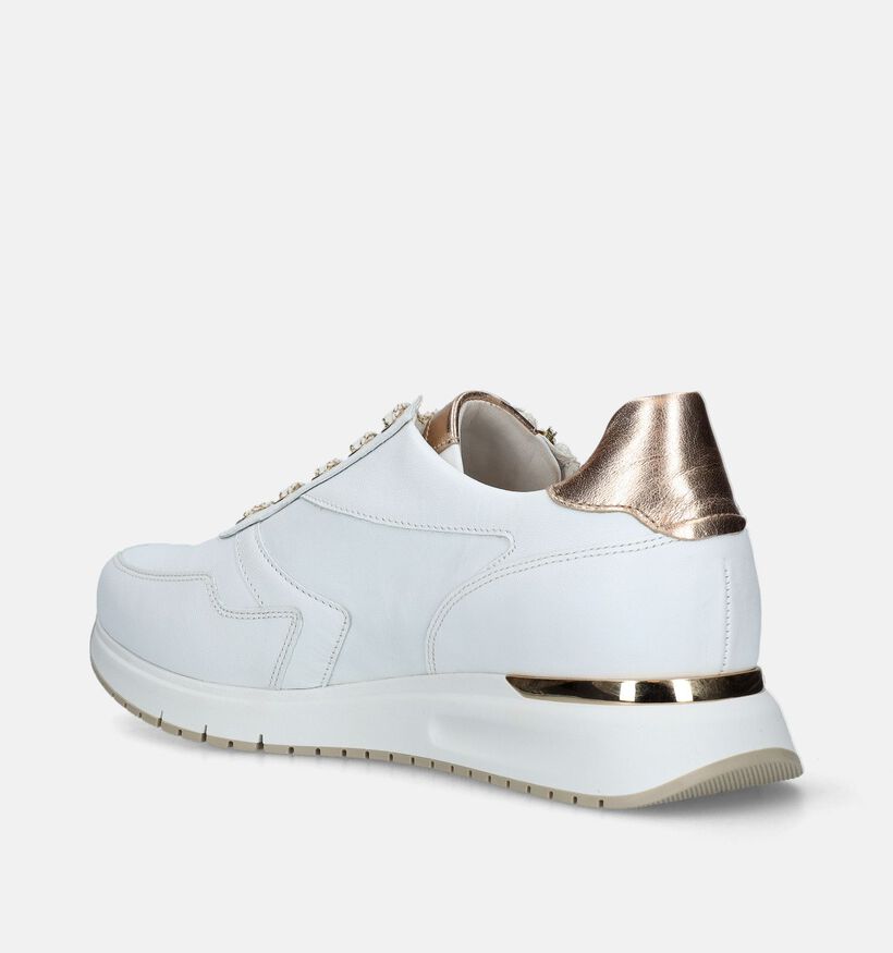 Gabor OptiFit Witte Sneakers voor dames (336155) - geschikt voor steunzolen
