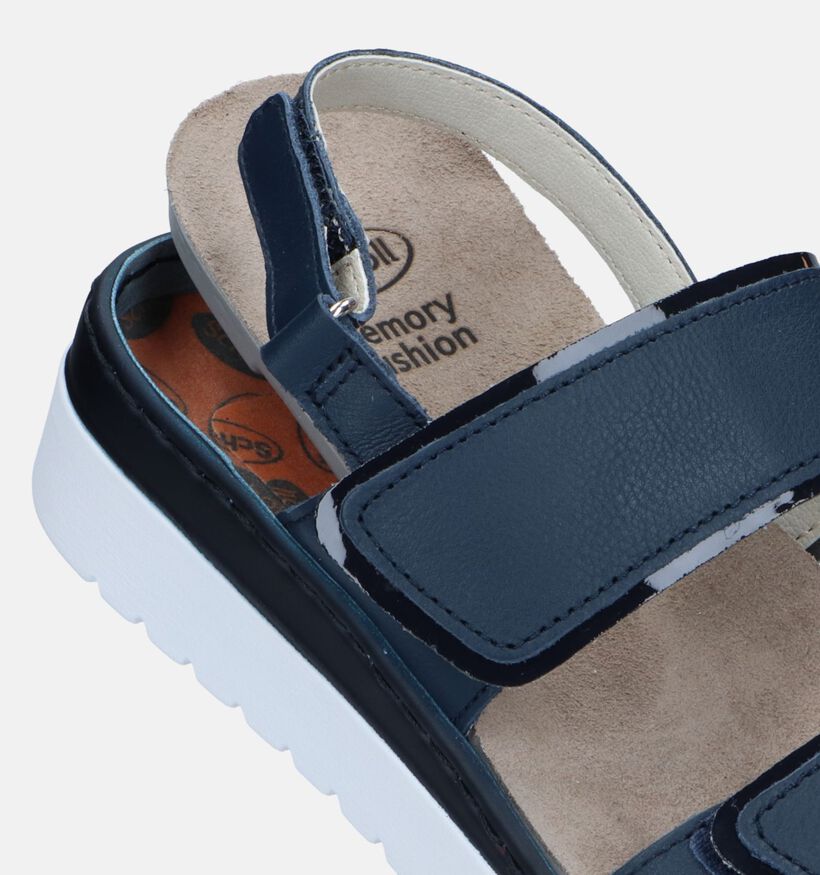 Scholl Viareggio Strap Sandales en Bleu pour femmes (336788) - pour semelles orthopédiques