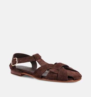 Laurent David Sandalen Bruin