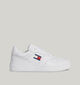 Tommy Hilfiger TJM Runner Witte Veterschoenen voor heren (349714) - geschikt voor steunzolen