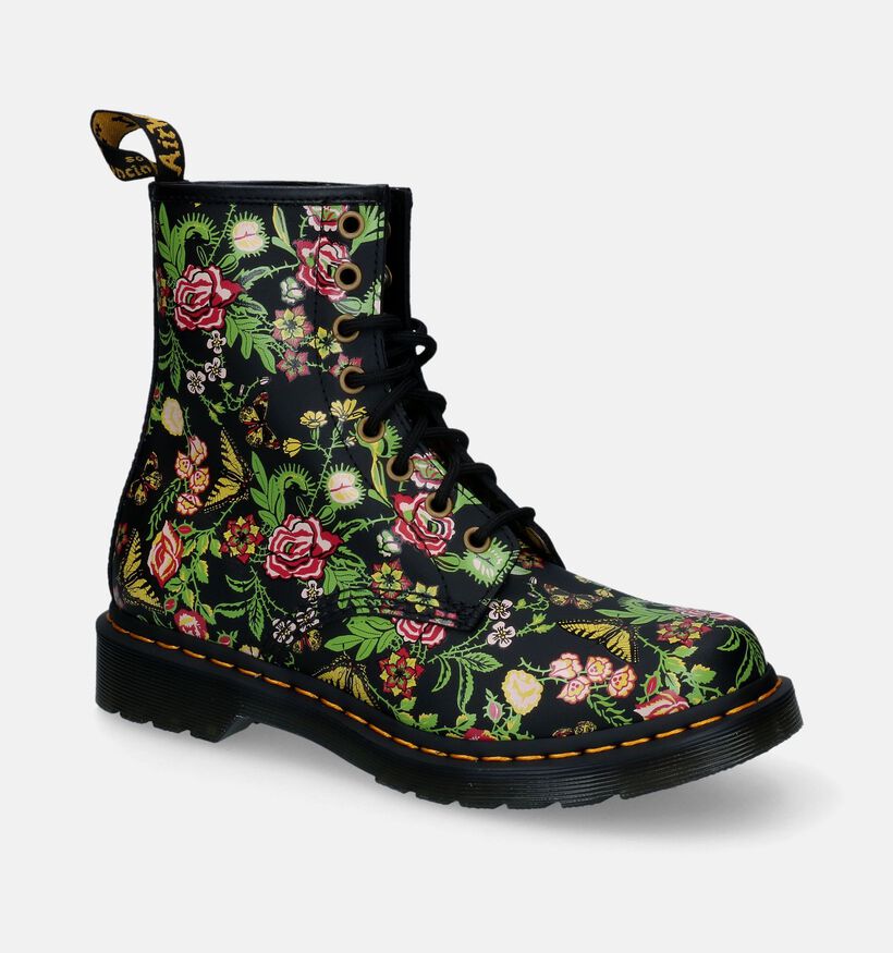 Dr. Martens 1460 Bloom Backhand Bottines en Noir pour femmes (303592) - pour semelles orthopédiques