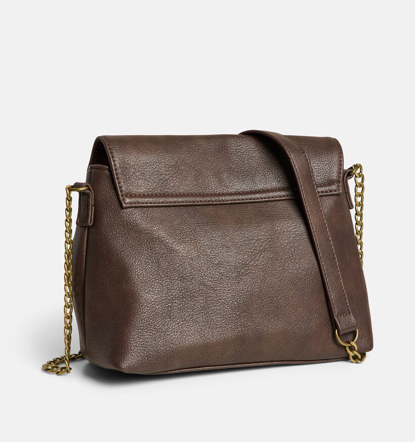 Pieces Annika Donkerbruine Crossbodytas voor dames (379344)