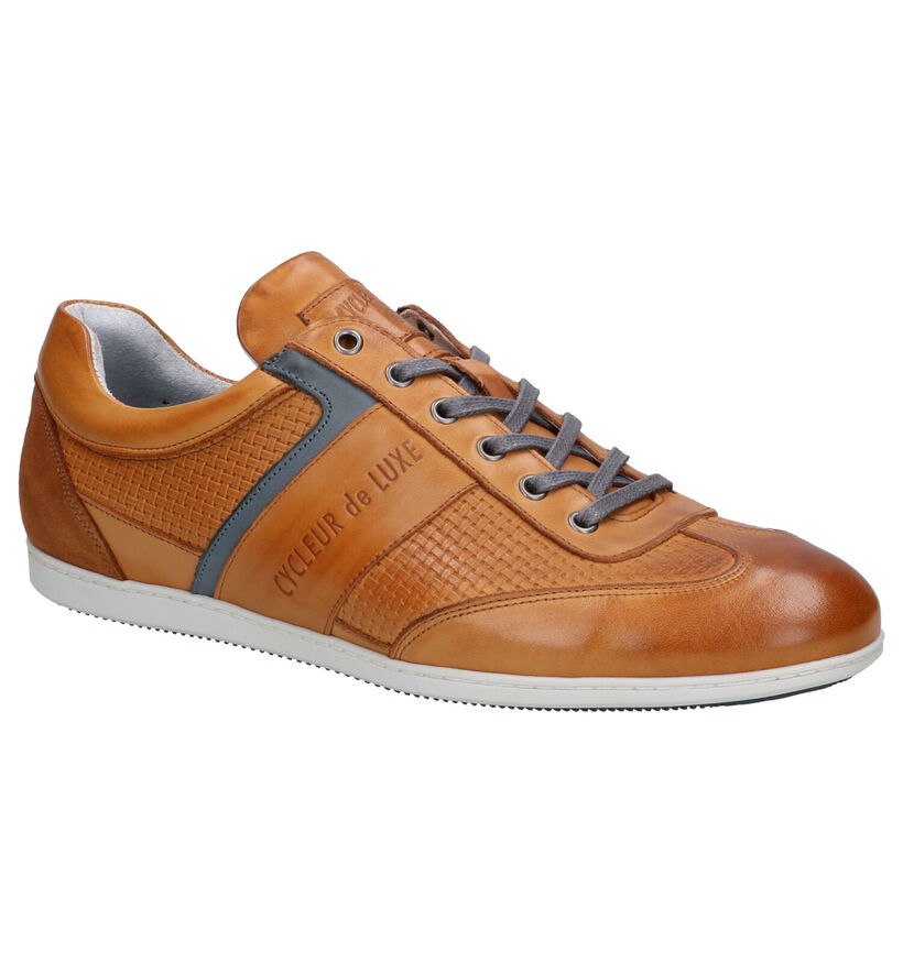 Cycleur de Luxe Toledo Chaussures à Lacets Cognac en cuir (272996)