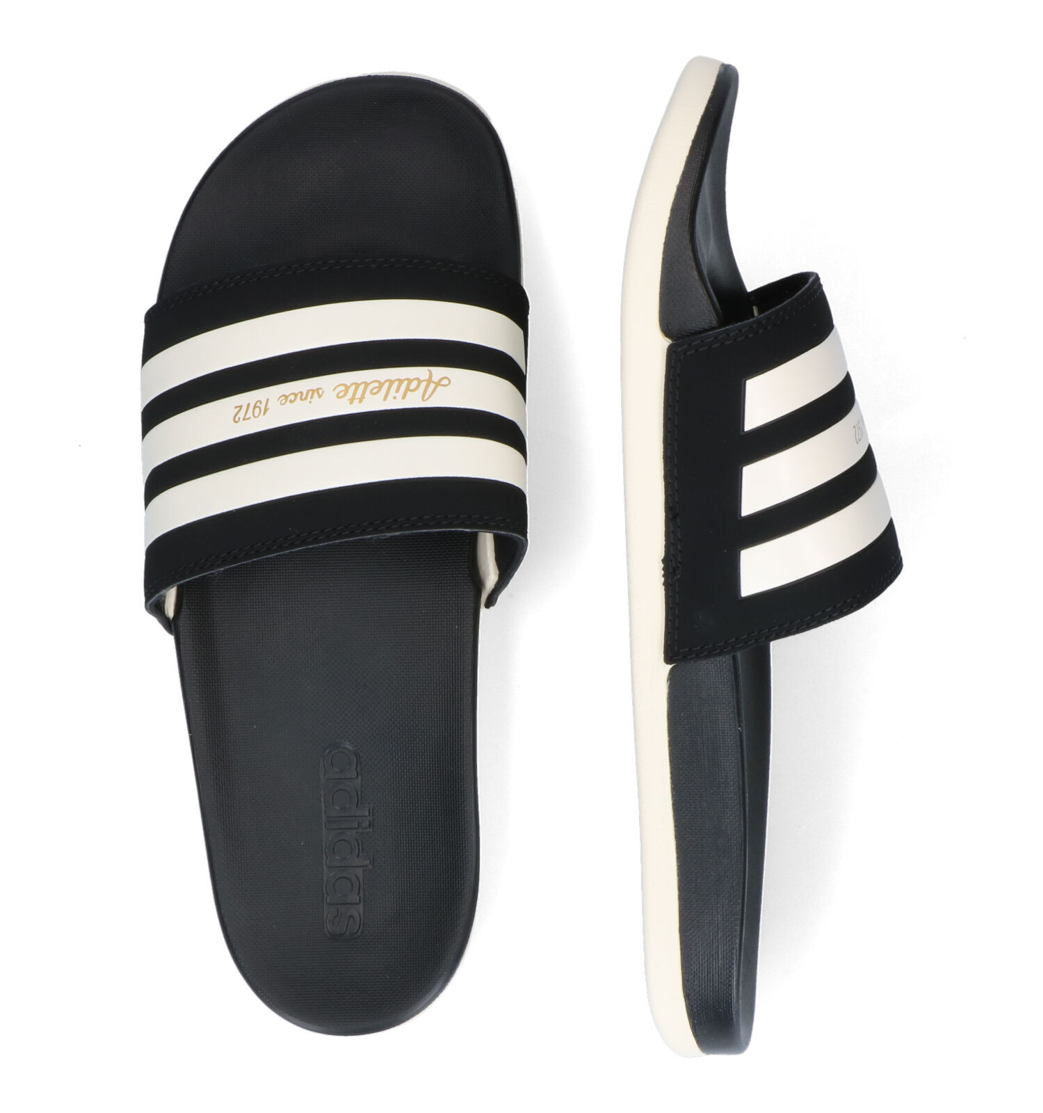 Adidas adilette slippers heren zwart new arrivals
