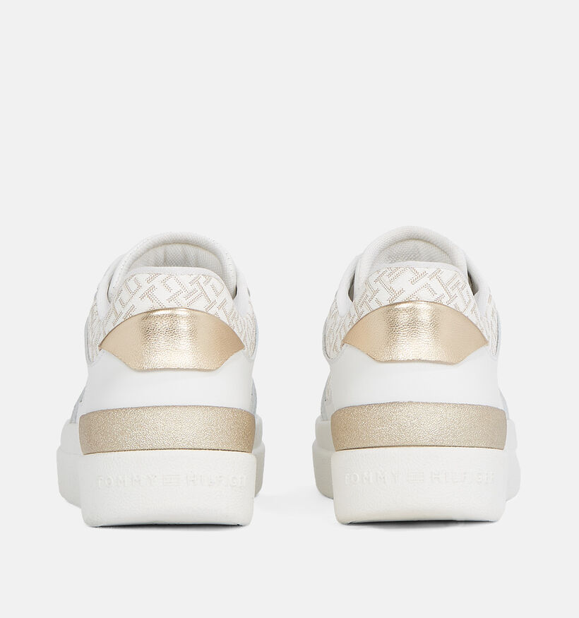 Tommy Hilfiger Lux Court Monogram Witte Sneakers voor dames (349711)