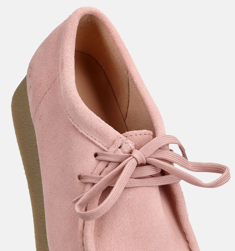 Clarks Wallabee Evosh Chaussures &agrave; lacets en Pastel pour femmes (370563) - pour semelles orthop&eacute;diques