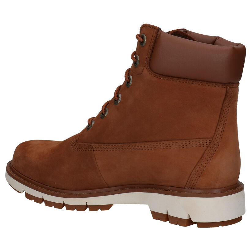 Timberland Lucia Way 6IN Bottines en Cognac en nubuck (277659)