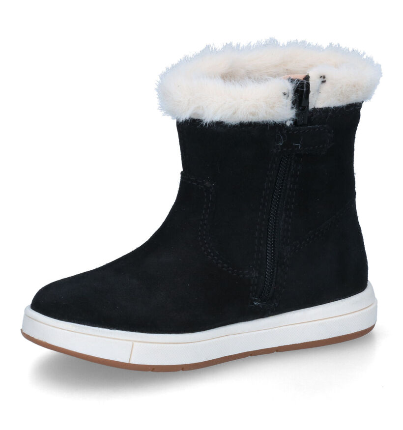 Geox Trottola Bottes en Noir en nubuck (317606)
