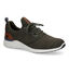 Mustang Kaki Slip-on Sneakers in stof (303650)