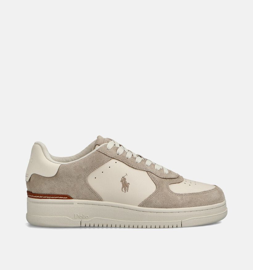 Polo Ralph Lauren Masters CRT Beige Sneakers voor heren (375268) - geschikt voor steunzolen