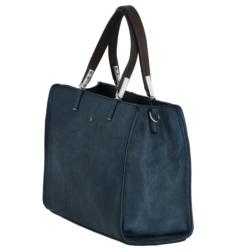 Abbacino Langarita Sac à Main en Bleu en simili cuir (262532)