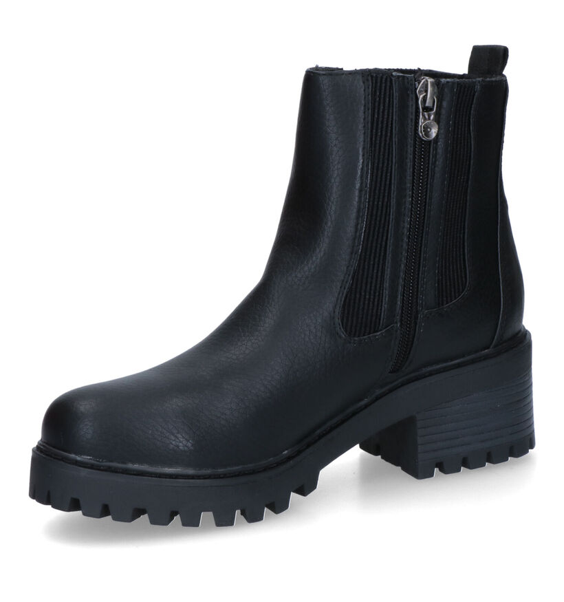 Blowfish Malibu Leven Chelsea Bottines en Noir en simili cuir (314144)