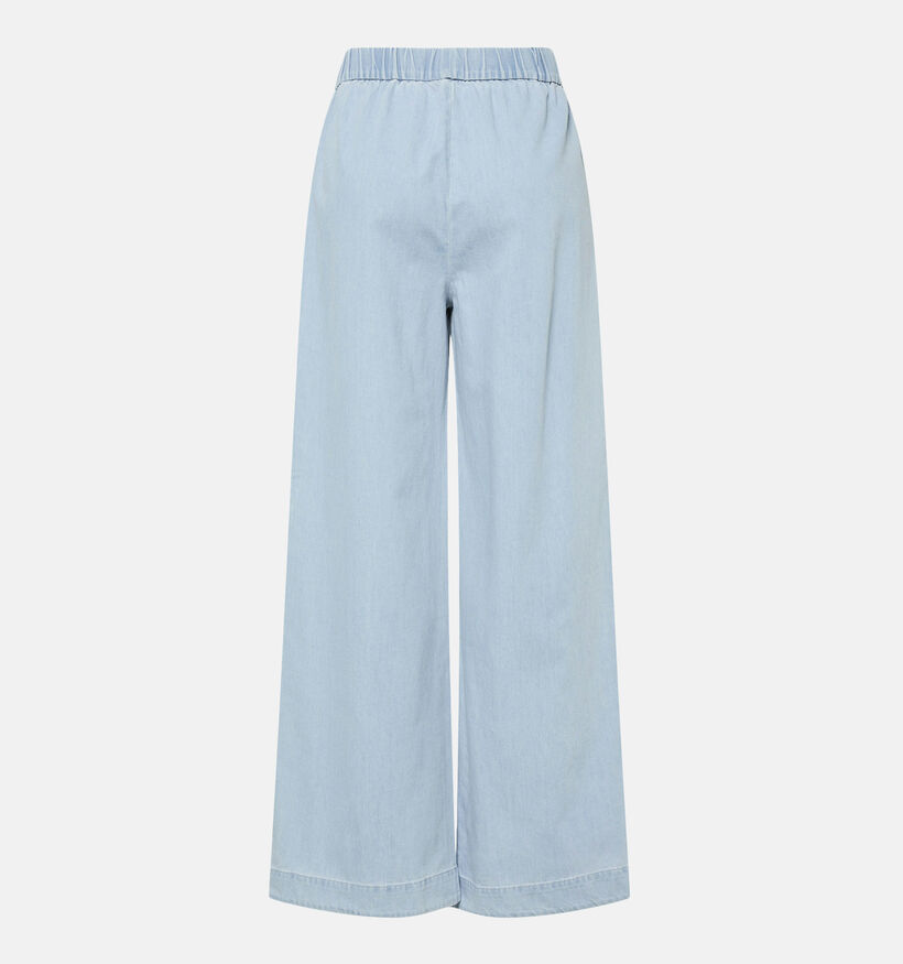Pieces Smidi Blauwe Wijde Broek voor dames (352459)
